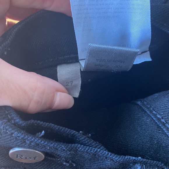 Reformation Julie High waist cigarette black jeans - Picture 7 of 7